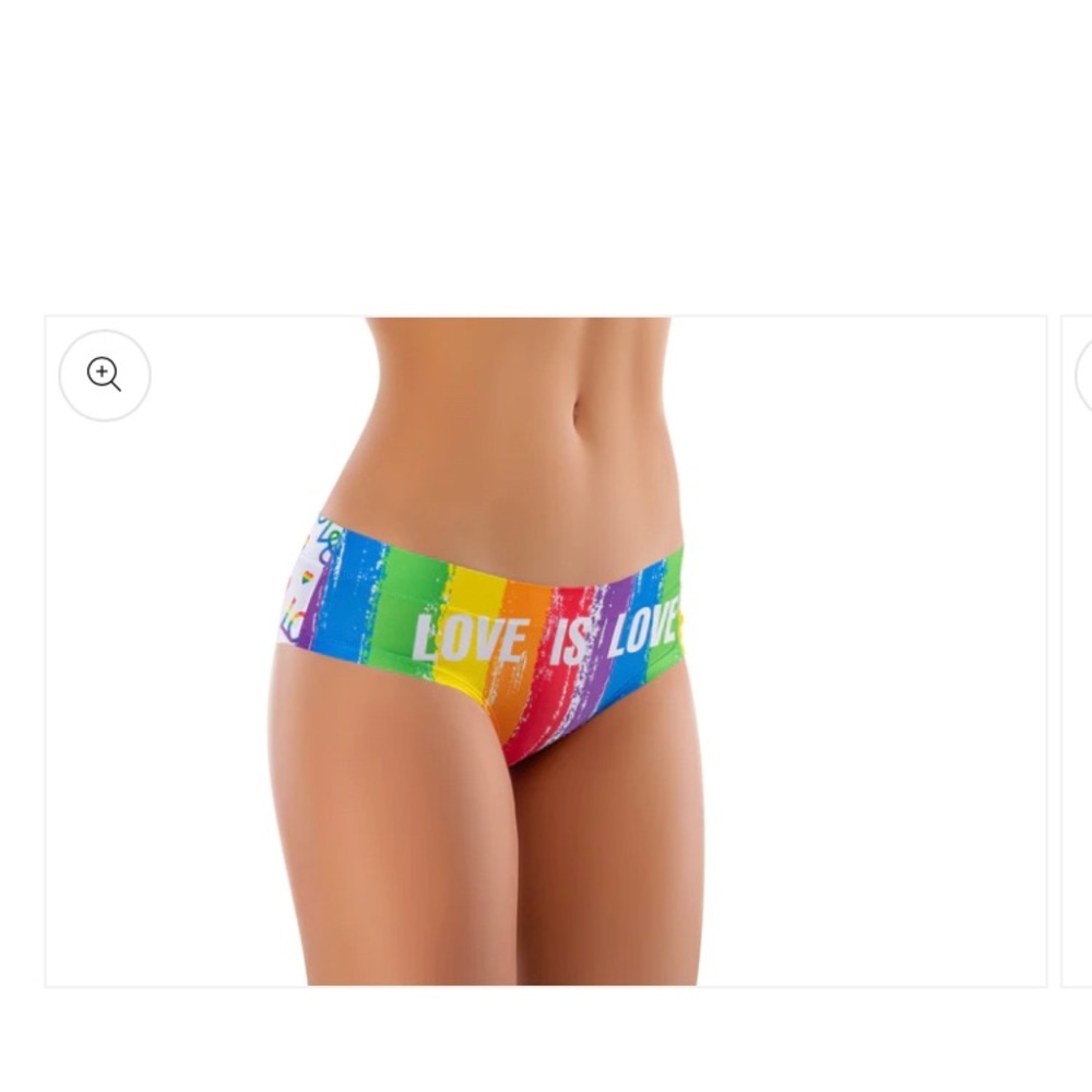 memème PRIDE - LGBT - Hearts - PANTY for Women. S,M,L,XL